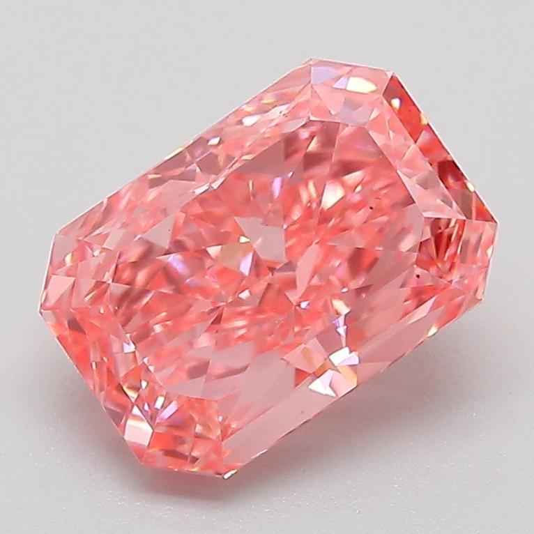 2.10 Ct. Fancy Pink Radiant Lab Grown Diamond