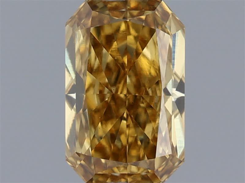 0.49 Ct. Fancy Intense Yellow Radiant Lab Grown Diamond