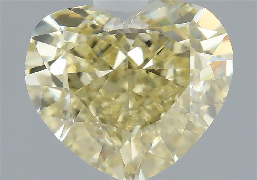2.50 Ct. Fancy Yellow Heart Lab Grown Diamond
