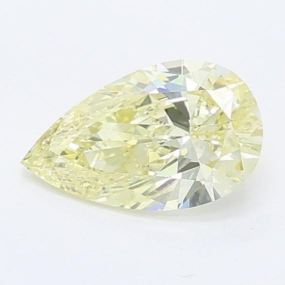 0.54 Ct. Fancy Yellow Pear Lab Grown Diamond
