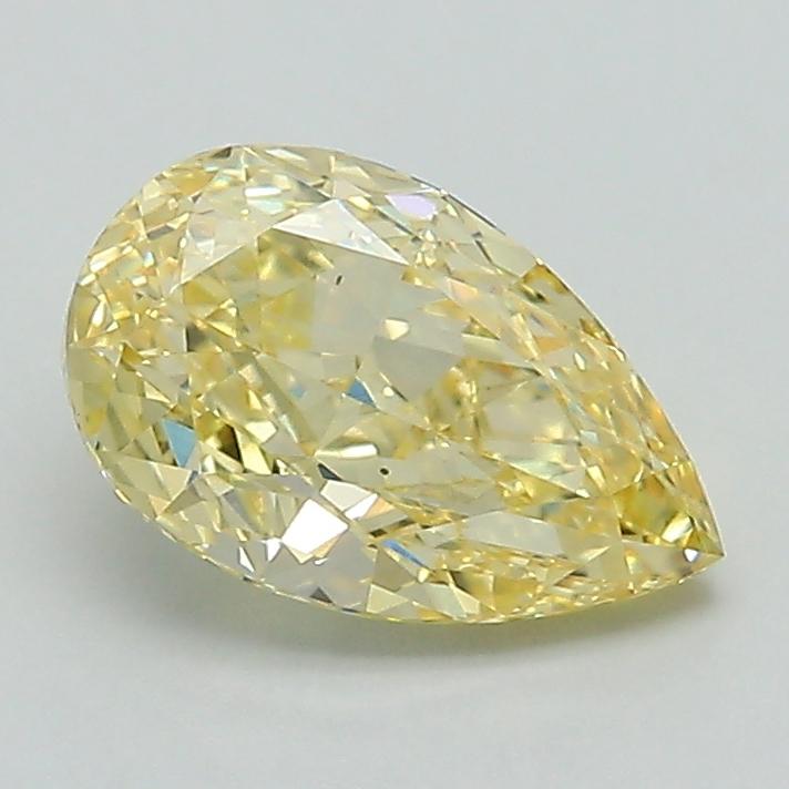1.39 Ct. Fancy Intense Yellow Pear Lab Grown Diamond