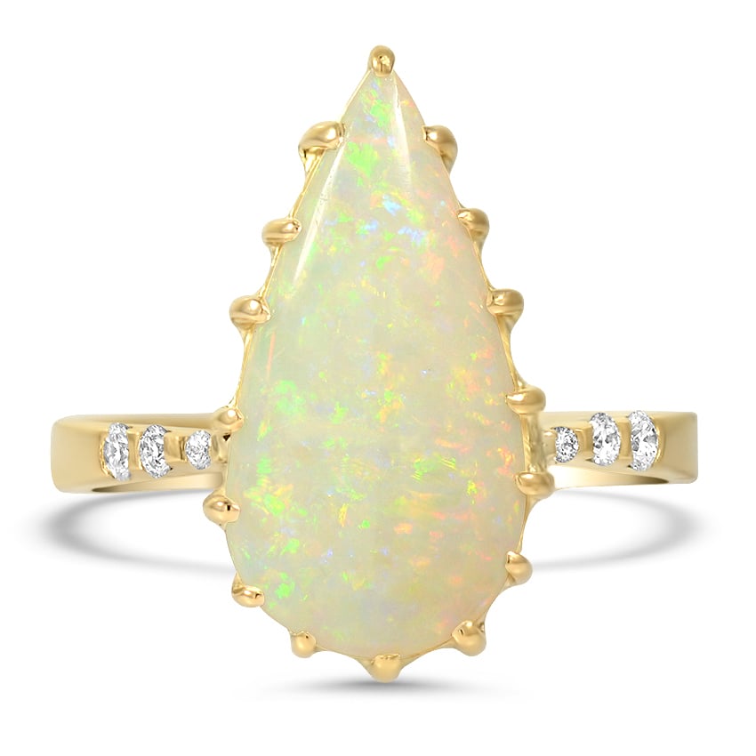 Retro Opal Cocktail Ring