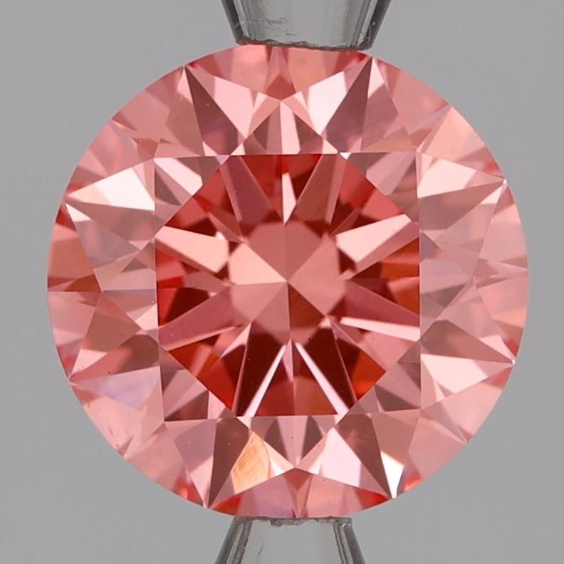 2.06 Ct. Fancy Vivid Pink Round Lab Grown Diamond
