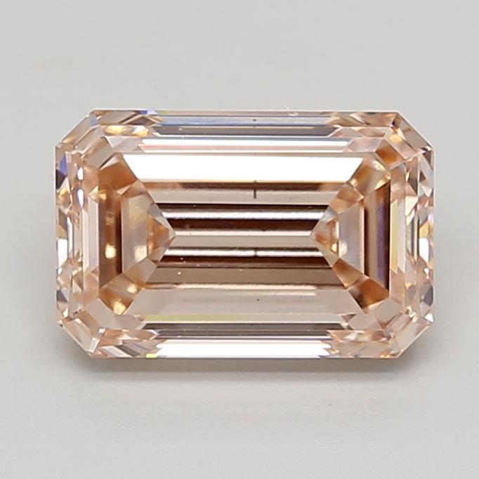 3.02 Ct. Fancy Brownish Pink Emerald Lab Grown Diamond