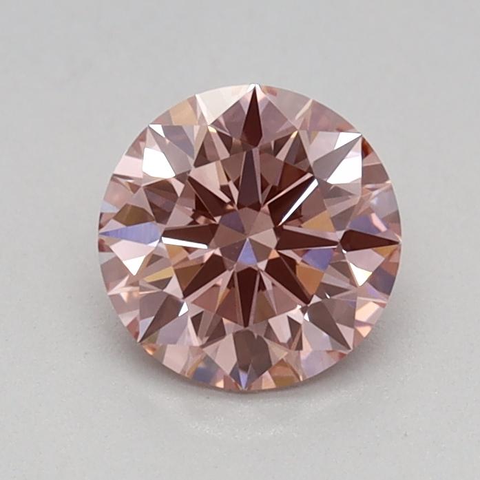 0.53 Ct. Fancy Vivid Pink Round Lab Grown Diamond