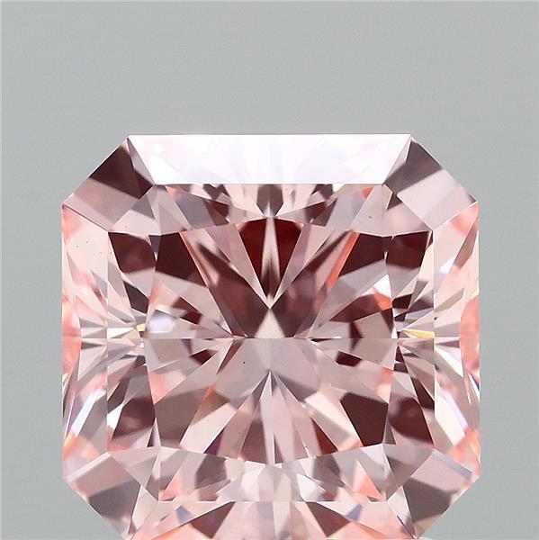 2.64 Ct. Fancy Intense Pink Radiant Lab Grown Diamond