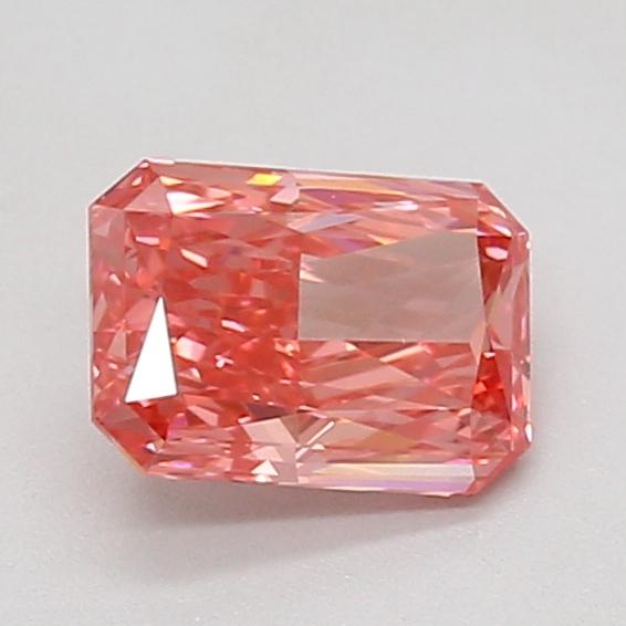 1.06 Ct. Fancy Vivid Pink Radiant Lab Grown Diamond