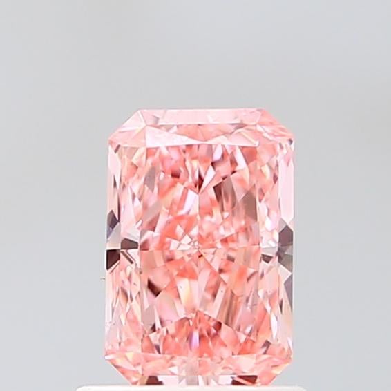 0.96 Ct. Fancy Vivid Pink Radiant Lab Grown Diamond