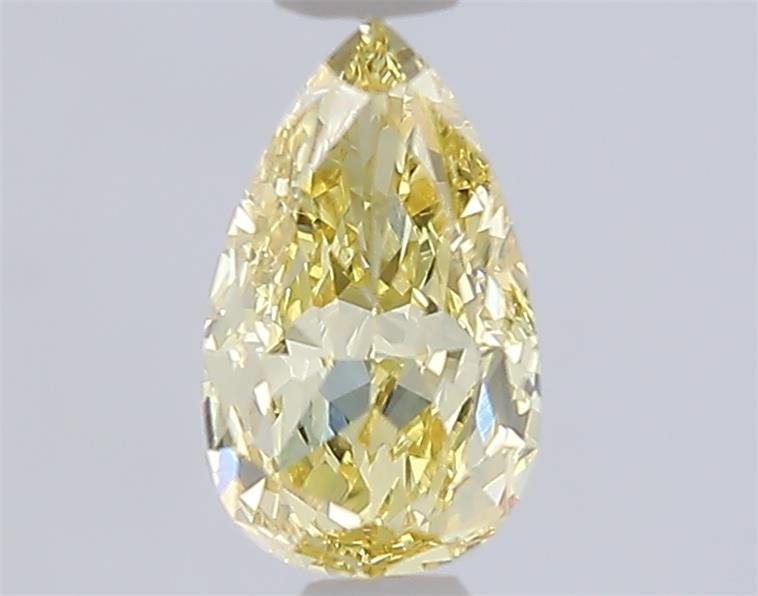 1.06 Ct. Fancy Intense  Yellow Pear Lab Grown Diamond