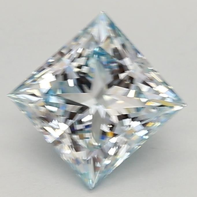 1.50 Ct. Fancy Intense  Blue Princess Lab Grown Diamond