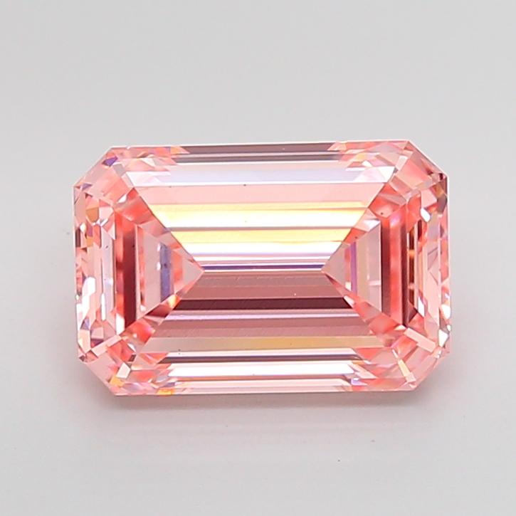 4.02 Ct. Fancy Vivid None Pink Emerald Lab Grown Diamond