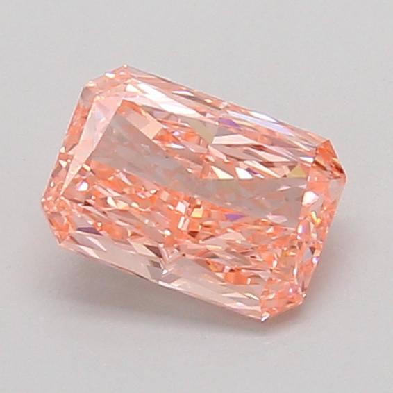 1.01 Ct. Fancy Vivid Pink Radiant Lab Grown Diamond