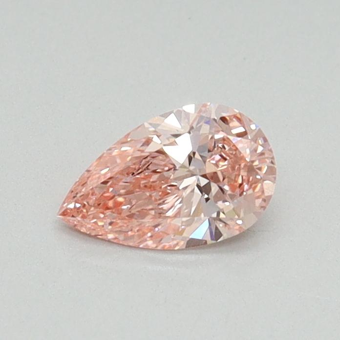 0.32 Ct. Fancy Vivid Pink Pear Lab Grown Diamond