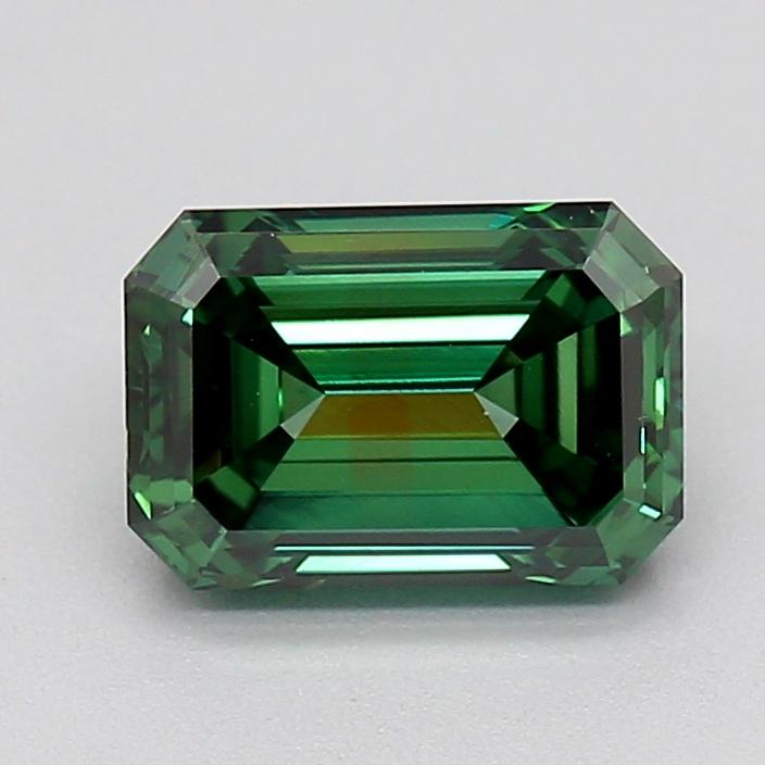 1.04 Ct. Fancy Vivid  Green Emerald Lab Grown Diamond