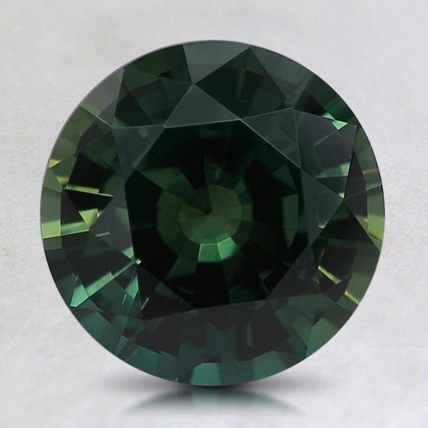 8.2mm Unheated Teal Round Sapphire | STSL8.2RDU_1