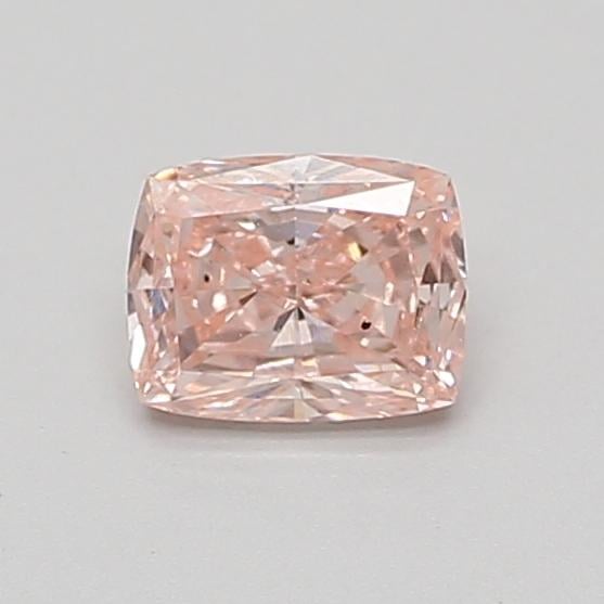 0.67 Ct. Fancy Intense Pink Cushion Lab Grown Diamond