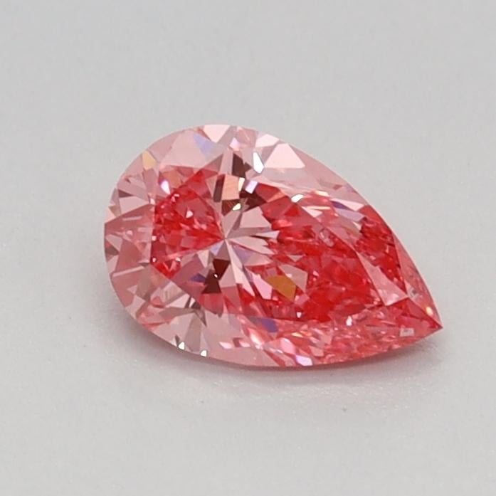 0.37 Ct. Fancy Vivid Pink Pear Lab Grown Diamond