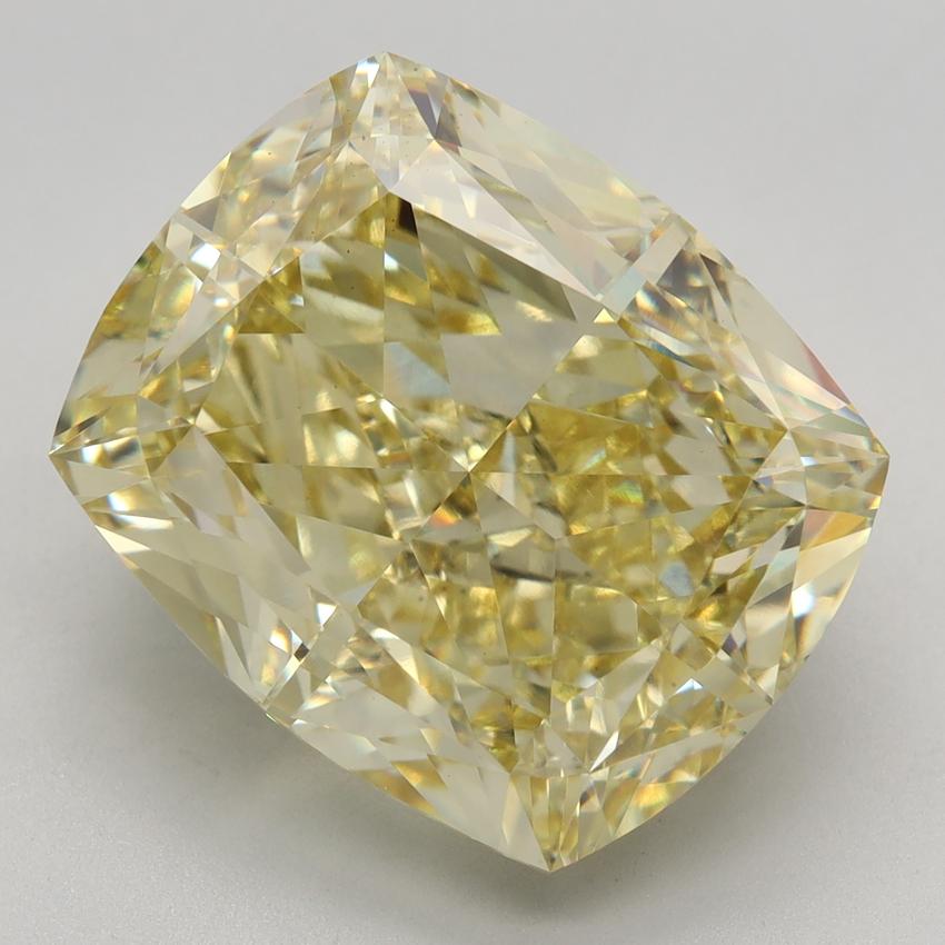 10.66 Ct. Fancy Yellow Cushion Lab Grown Diamond