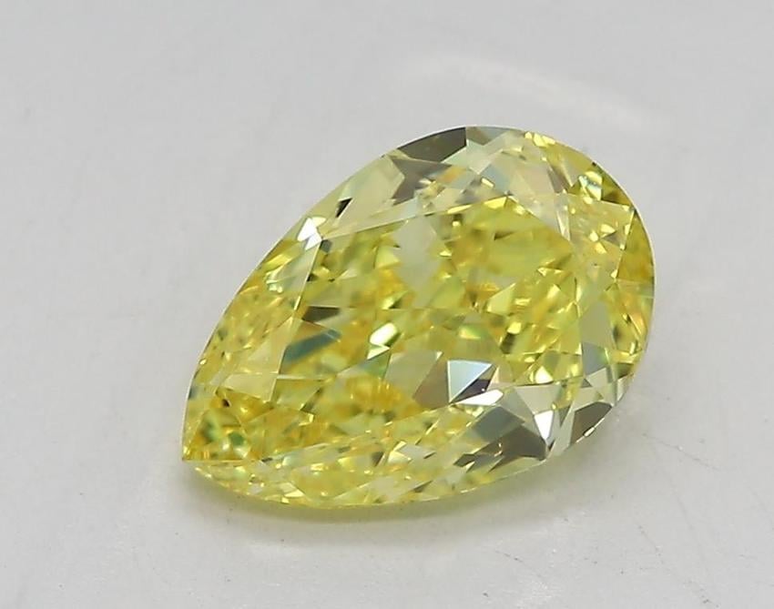 1.5 Ct. Fancy Intense Yellow Pear Lab Grown Diamond