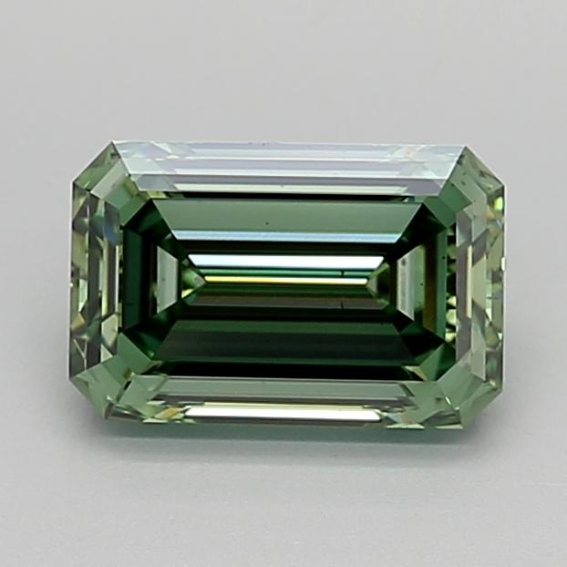 2.04 Ct. Fancy Vivid  Green Emerald Lab Grown Diamond