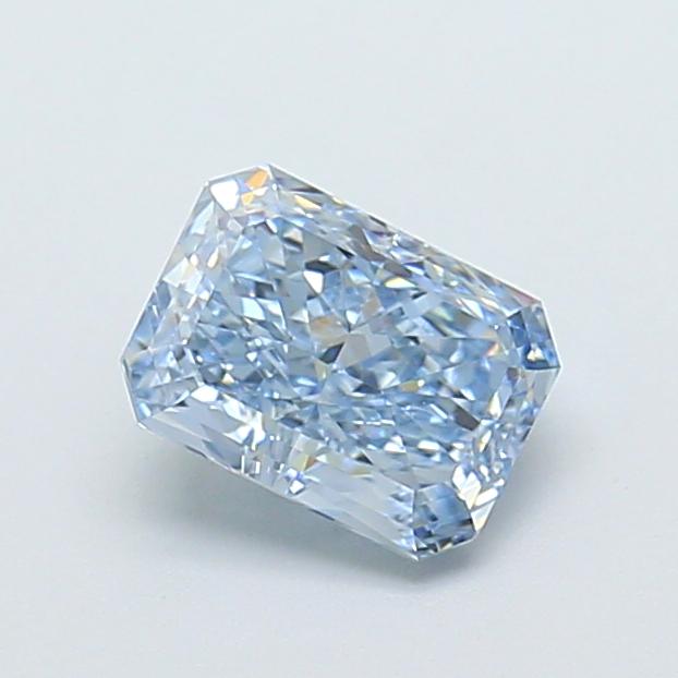1.21 Ct. Fancy Vivid  Blue Radiant Lab Grown Diamond
