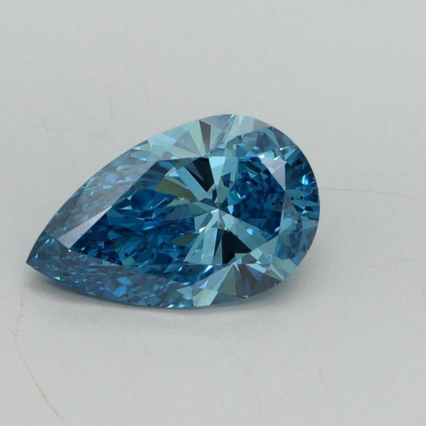 1.40 Ct. Fancy Vivid Blue Pear Lab Grown Diamond