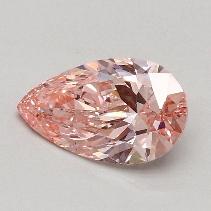 0.50 Ct. Fancy Intense Pink Pear Lab Grown Diamond