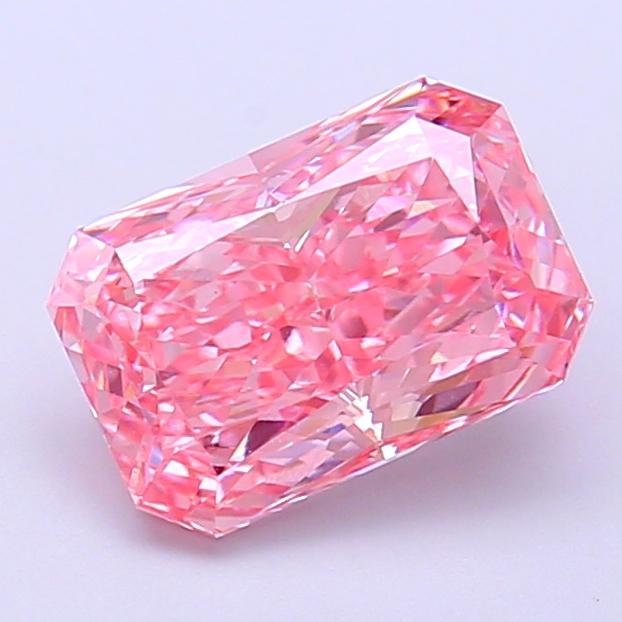 1.99 Ct. Fancy Vivid Pink Radiant Lab Grown Diamond
