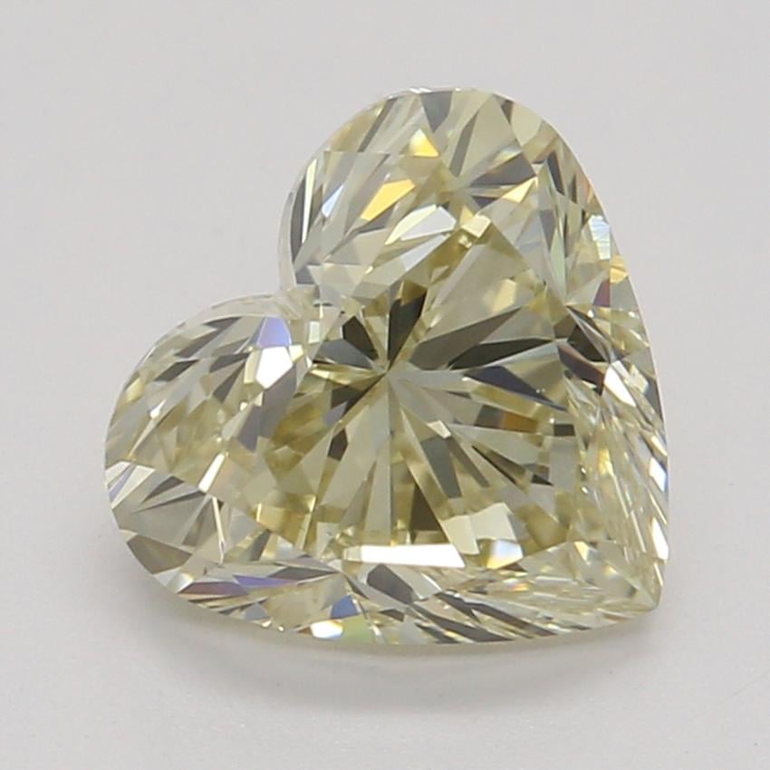 1.00 Ct. Fancy Light Brown-Yellow Heart Diamond