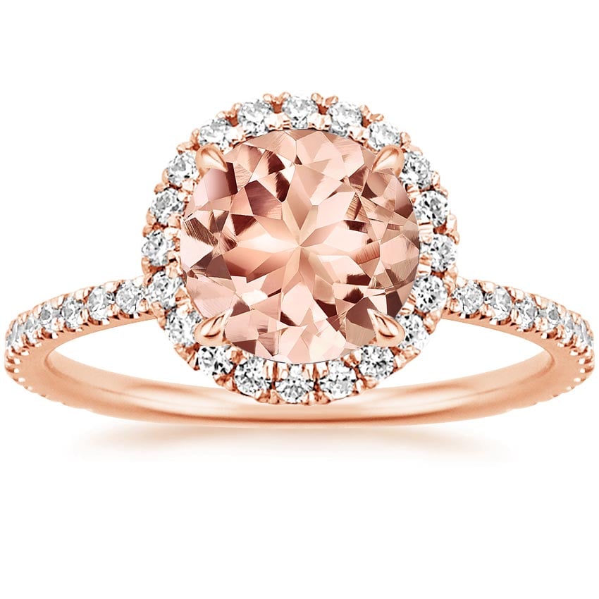  Morganite  Waverly Ring  in 14K Rose  Gold  Brilliant Earth