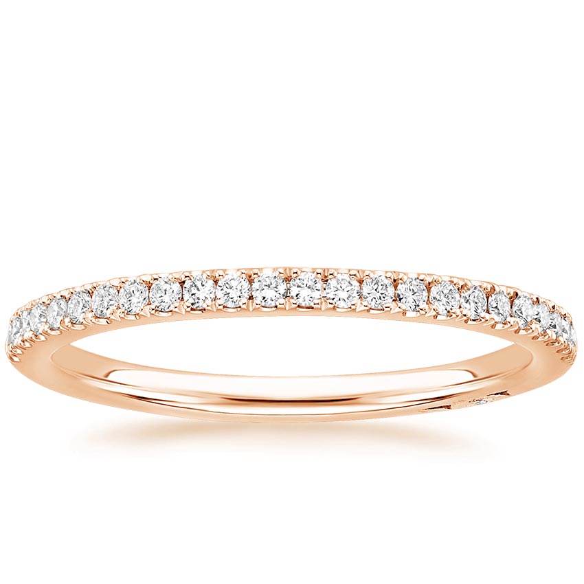 18K Rose Gold Simply Tacori Diamond Ring (1/5 ct. tw.), large top view