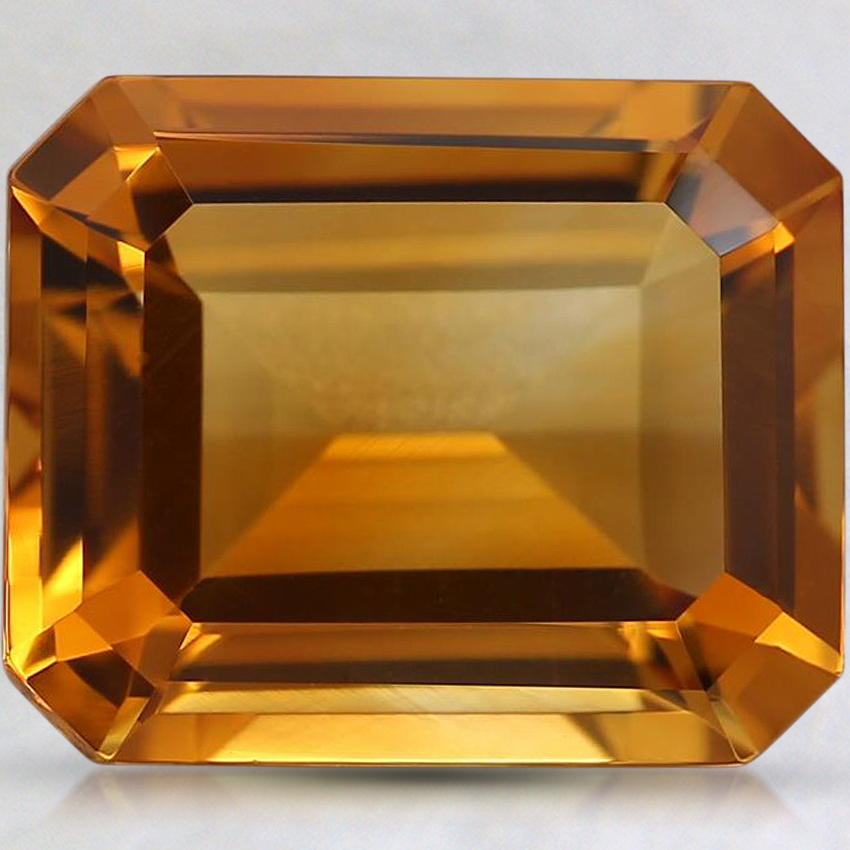 11x9mm Orange Emerald Citrine
