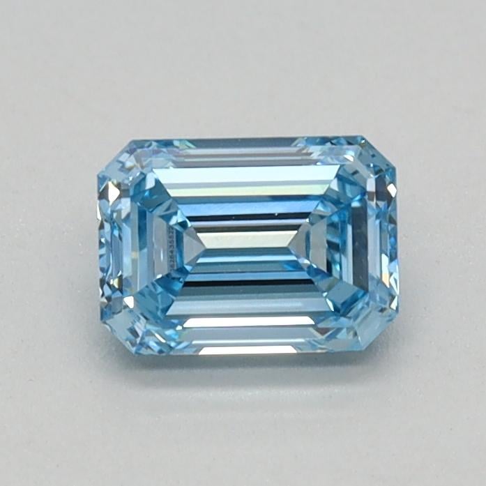 0.42 Ct. Fancy Intense Blue Emerald Lab Grown Diamond