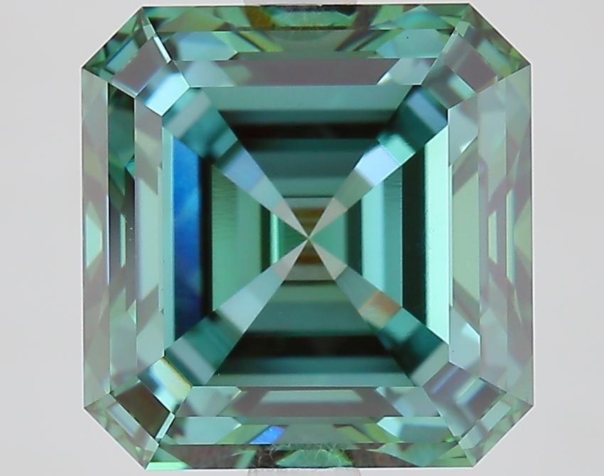 3.65 Ct. Fancy Vivid Pink Asscher Lab Grown Diamond