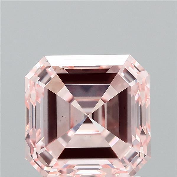 2.50 Ct. Fancy Intense Pink Asscher Lab Grown Diamond