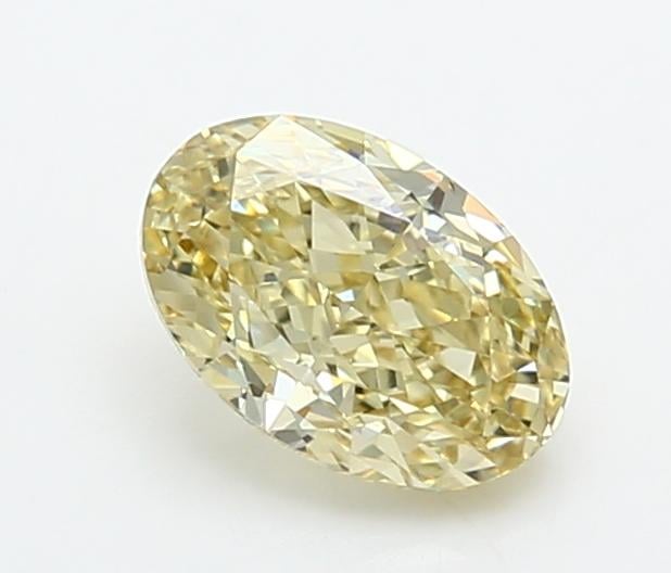 1.03 Ct. Fancy Intense  Yellow Oval Lab Grown Diamond