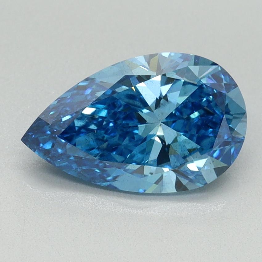 1.49 Ct. Fancy Vivid Blue Pear Lab Grown Diamond