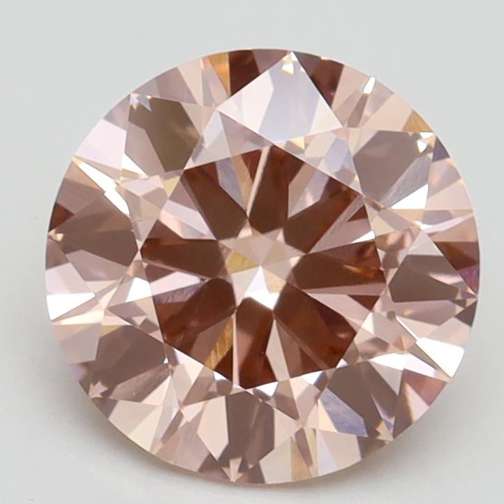 2.03 Ct. Fancy Intense Pink Round Lab Grown Diamond