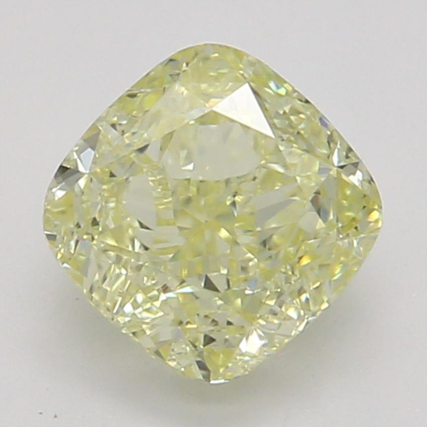 0.70 Ct. Fancy Yellow Cushion Diamond