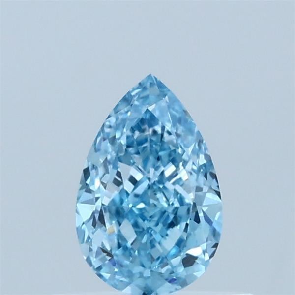 0.53 Ct. Fancy Vivid  Blue Pear Lab Grown Diamond