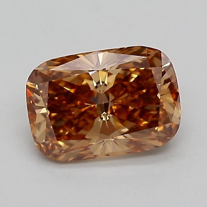 1.10 Ct. Fancy  Brown Cushion Lab Grown Diamond