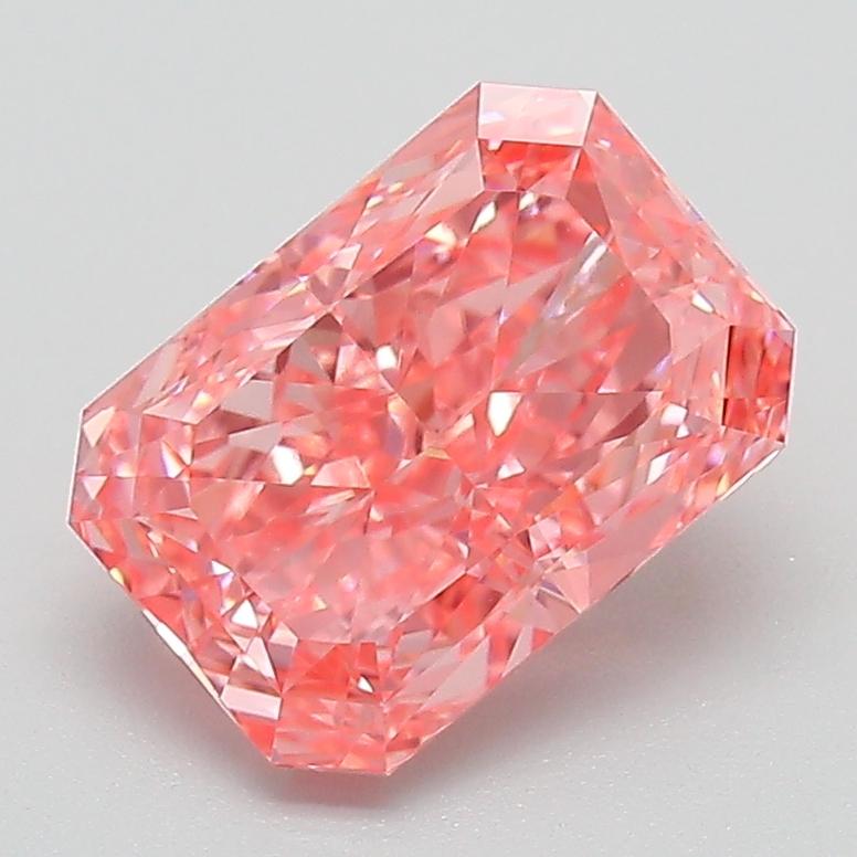 2.04 Ct. Fancy Vivid Pink Radiant Lab Grown Diamond