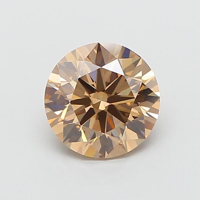 2.50 Ct. Fancy Light  Brown Round Lab Grown Diamond