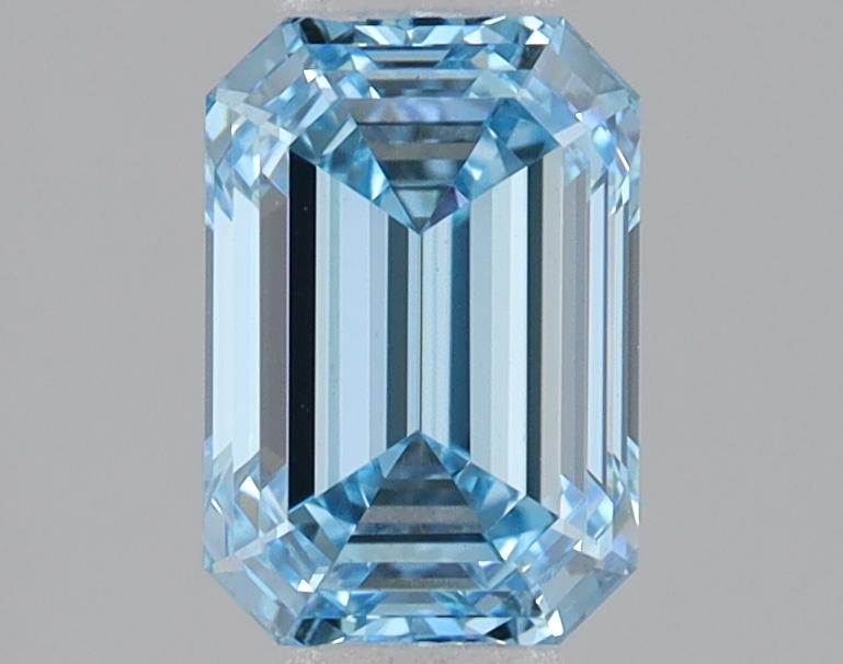 1.56 Ct. Fancy Intense Blue Emerald Lab Grown Diamond