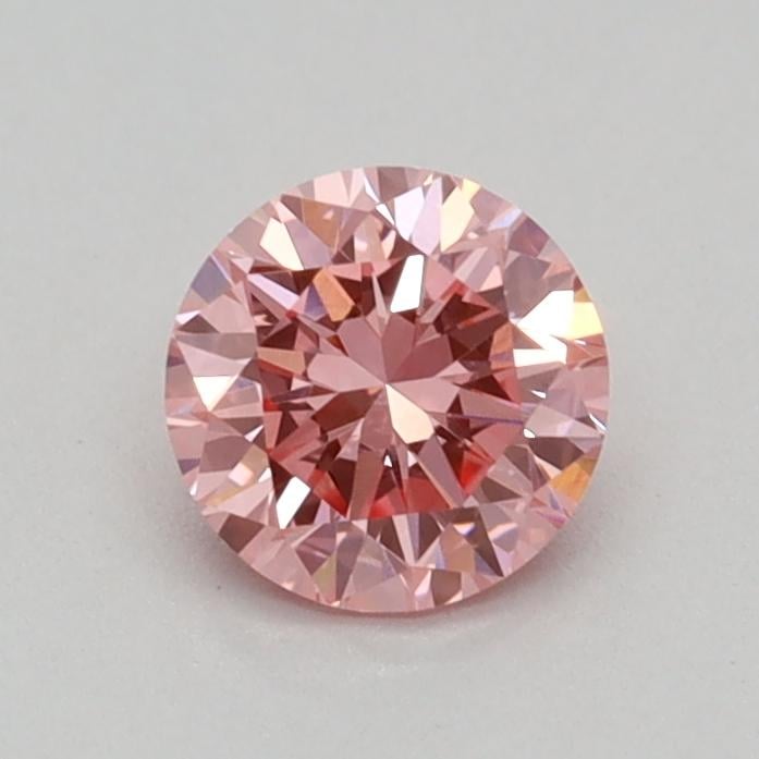 0.33 Ct. Fancy Vivid  Pink Round Lab Grown Diamond
