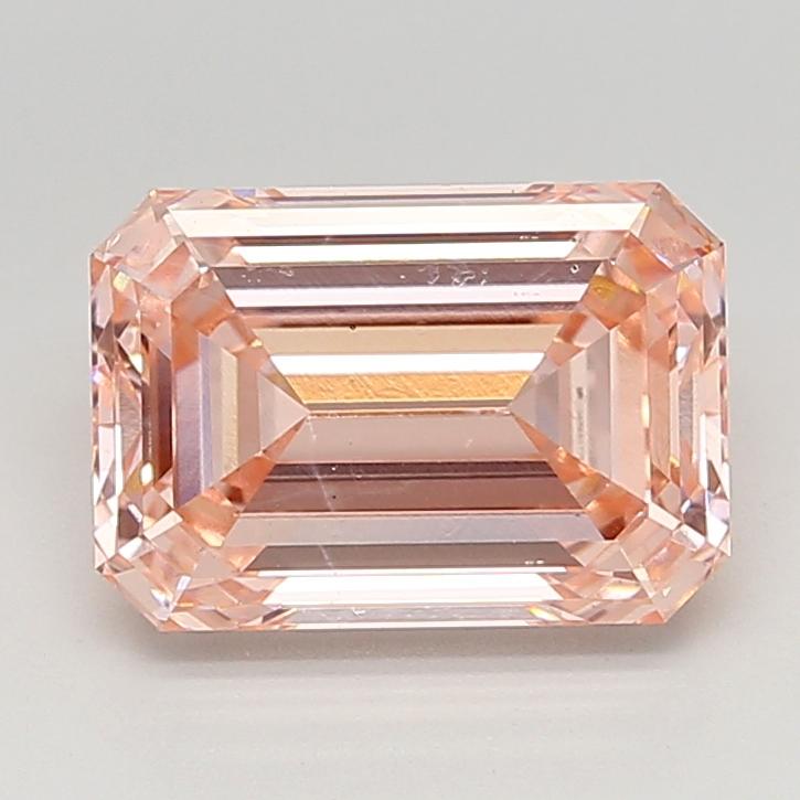 4.00 Ct. Fancy Intense Pink Emerald Lab Grown Diamond