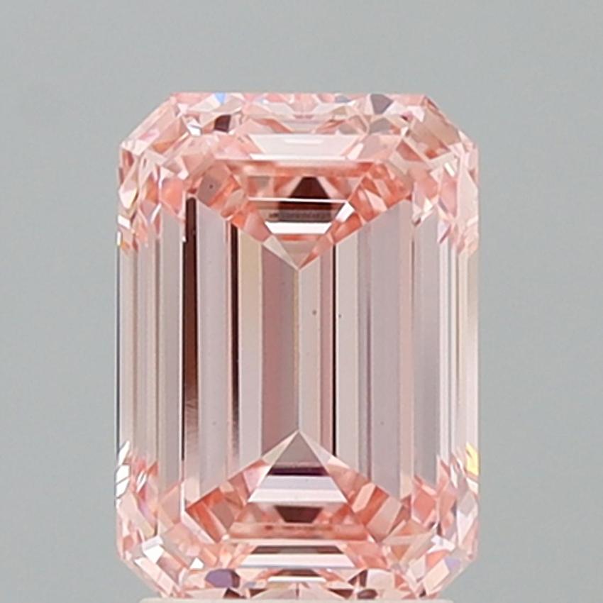 2.80 Ct. Fancy Intense Pink Emerald Lab Grown Diamond