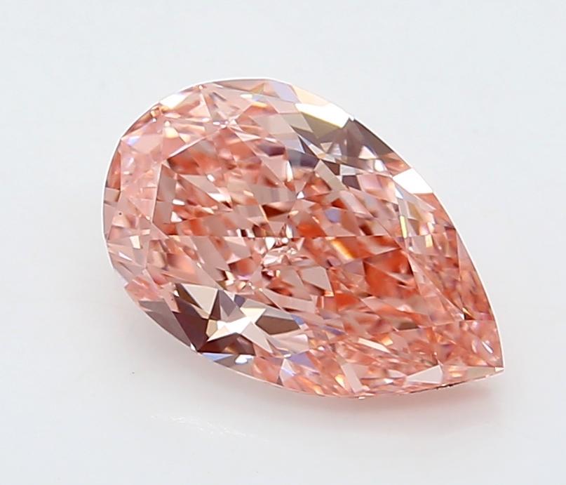 2.00 Ct. Fancy Vivid  Pink Pear Lab Grown Diamond
