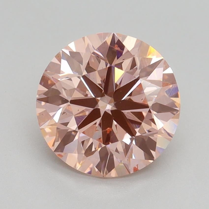 2.14 Ct. Fancy Intense Pink Round Lab Grown Diamond
