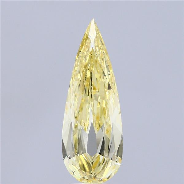 1.99 Ct. Fancy Intense  Yellow Pear Lab Grown Diamond